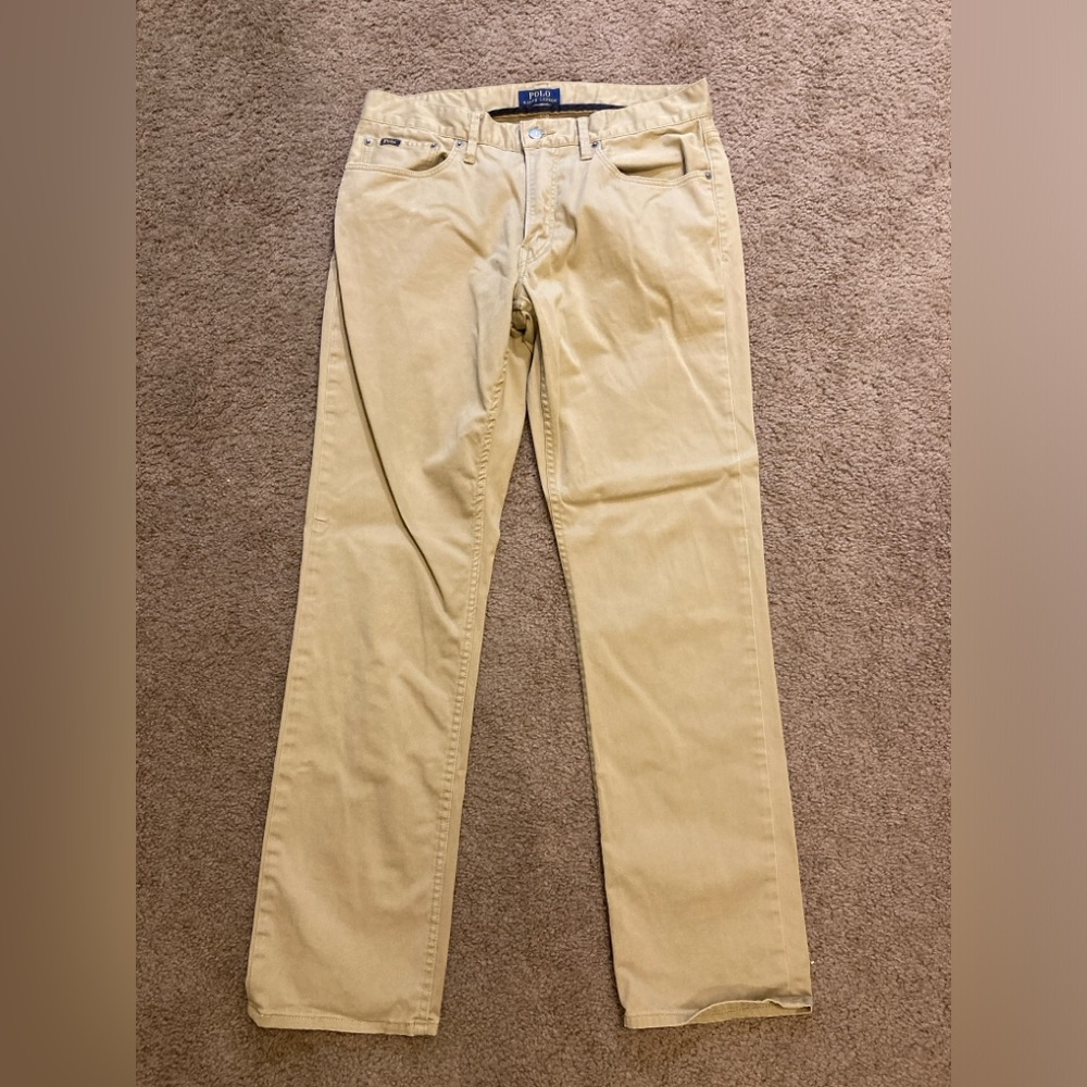 Ralph Lauren Polo Tan Chino Pants 32x32